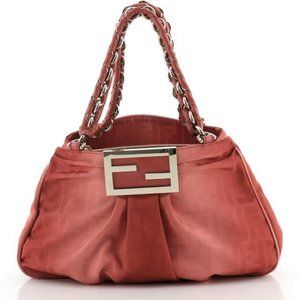 Fendi Ombre Zucca Mia Rare Pink/Orange Satchel